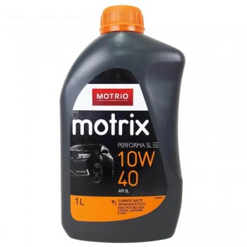 Óleo Lubrificante MOTRIO Semissintético Sae 10w40 Api SL para motores Flex, Gasolina e Etanol.